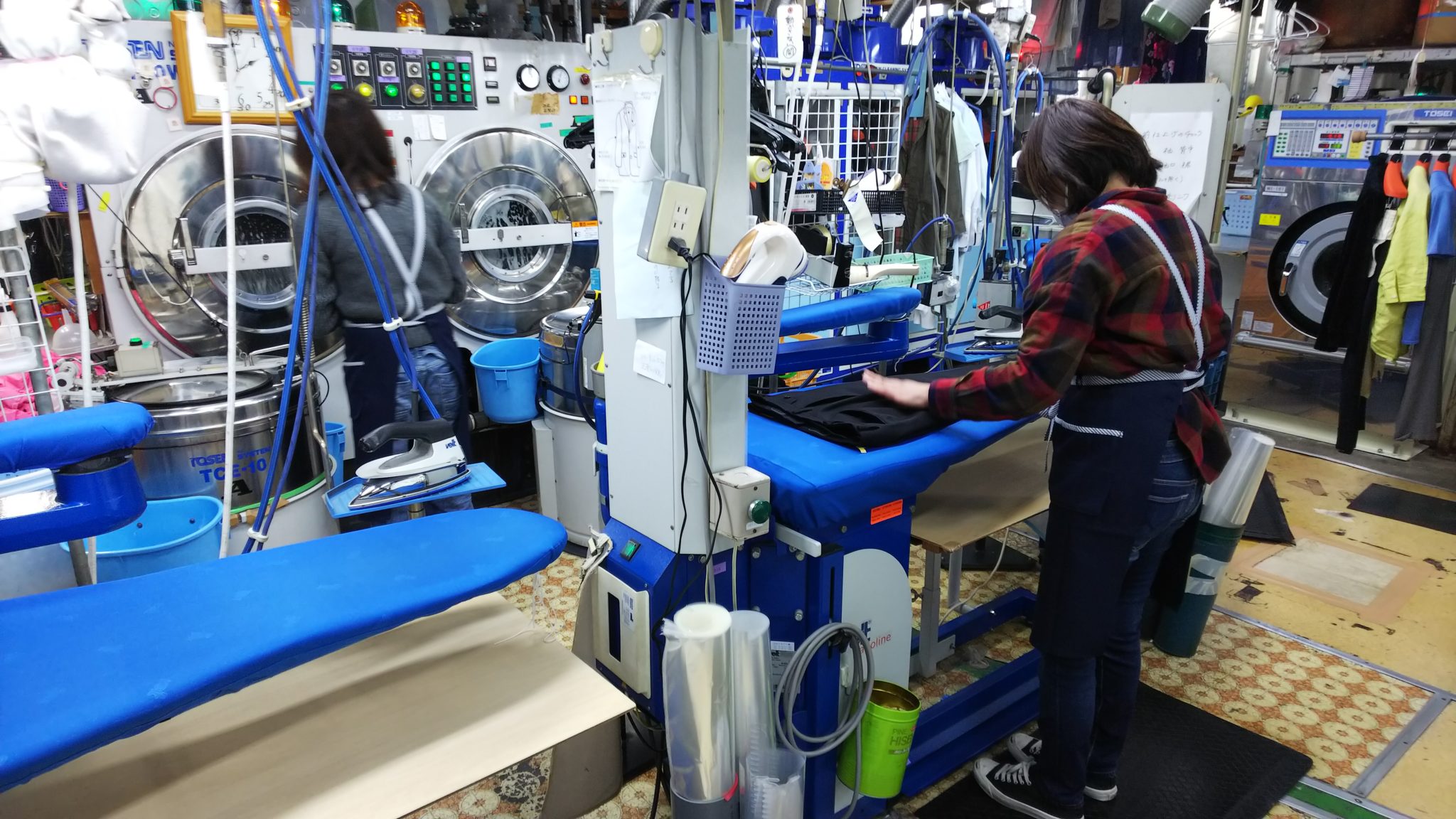 こちらのクリーニング店さんは、トヨタ式を導入されて十数年たちます。 こちらのクリーニング店さんは、トヨタ式を導入されて十数年たちます。